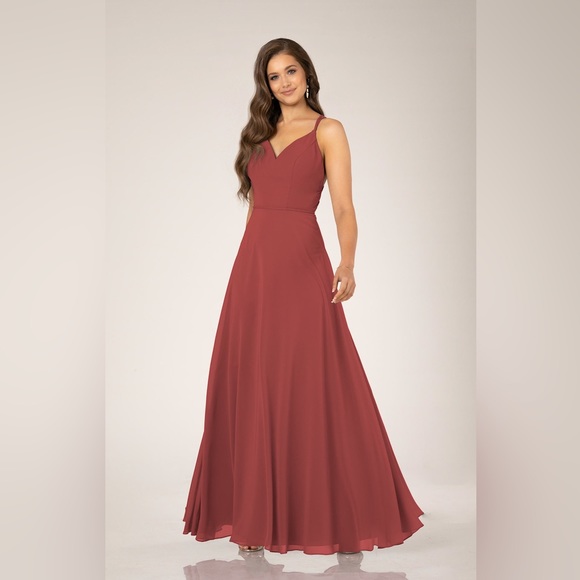 Sorella Vita Bridesmaid Dress in Sangria, Size 10 - Picture 1 of 8